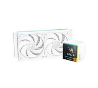 Sudokoo ENERGLO 240 White AIO: Cooler 360mm CPU Liquid Cooler with Digital Display - CPU Water Cooler with 2500-3400 PWM Pump and Two PWM FDB Fans, Intel LGA1851/1700/1200/1151/1150/1155 AMD AM5/AM4