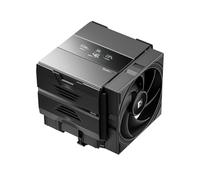 Sudokoo SK620V Cpu Air Cooler : AM5 Exclusive CPU Cooler with Digital Display - 6 Heatpipes PC Cooler, Dual Tower, Slide-In Mounting, 120mm PWM Quiet Fan, 5 Years Warranty