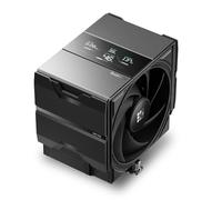 Sudokoo SK700V AM5 CPU Cooler with Digital Display, CPU Cooler, 7 Heatpipes, Single Tower 120mm FDB PWM Fan, Full RAM Freedom, L-Rail Lock Mount, Silent CPU Air Cooler, 5 Year Warranty, Black
