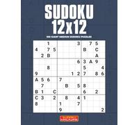 Sudoku 12x12: 100 Giant Medium Sudoku Puzzles