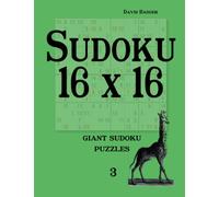 Sudoku 16 x 16: giant sudoku puzzles