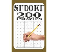 Sudoku: 200 Puzzles | With Easy to Read Print | 6x9 Inches, 400 Pages, 200 Puzzles…| Gift For Vacations, Holidays And Relaxing Times.