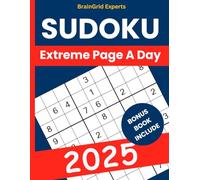 Sudoku 2025 Page A Day Extreme Challenge: 365 Extremely Hard Sudoku Puzzles for Adults - A Large Print Page-A-Day Calendar for the Ultimate 2025 Challenge