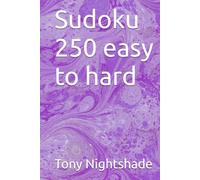 Sudoku 250 easy to hard