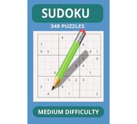 Sudoku 348 Medium Difficulty Puzzles for Adults