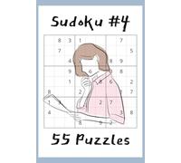 Sudoku #4: Number Puzzles with Easy to Read Print | 6x9 inches, 110 pages | 55 puzzles