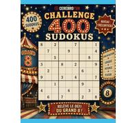 SUDOKU 400 CEREBROFUN niveau très difficile: 400 Sudokus très difficile avec leur solutions