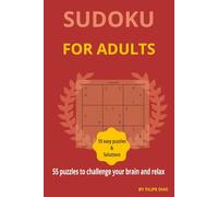 SUDOKU: 55 Easy Puzzles for Beginners and New Solvers Capa comum
