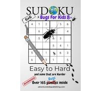 SUDOKU 6x6 Bugs for kids - Easy to Hard