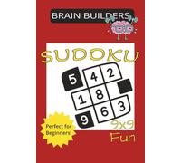 SUDOKU 9x9 FUN: Easy Sudoku puzzles, 6 x 9 inches, 110 pages, 55 puzzles