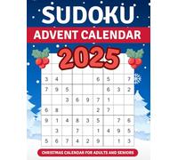 Sudoku Advent Calendar: Christmas Puzzle Book for Adults with Logic Challenges from Easy to Hard | Fun Activity Book Gift for the Christmas Countdown