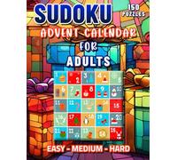 Sudoku Advent Calendar for Adults: Advent Calendar with Sudoku Puzzles. Christmas Countdown Sudoku. Holiday Brain Teasers All Month.