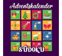 Sudoku Adventskalender 2025: 3 Rätsel pro Tag von leicht bis schwer | Großer Schrift Rätselspaß für Erwachsene, Senioren & Rentner mit Lösungen - Weihnachtsgeschenk