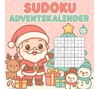 Sudoku Adventskalender: 24 Tage voller Rätselspaß, Weihnachten & Logik | Geschenkidee für Erwachsene & Kinder