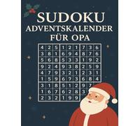 Sudoku Adventskalender für Opa 2025: Sudoku-Adventskalender für Opa - jeden Tag eine neue Herausforderung und besinnliche Weihnachtsmomente