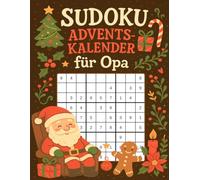 Sudoku Adventskalender für Opa: Drei Sudoku-Rätsel pro Tag