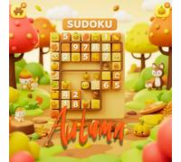 Sudoku Autumn: Enjoy hours of brain-boosting fun with this Large Print Sudoku Puzzle Book! (Lovely Sudoku)