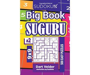 Sudoku Big Book Suguru - 500 Easy Puzzles 9x9 (Volume 2)