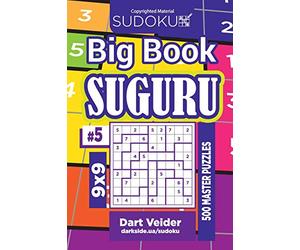 Sudoku Big Book Suguru - 500 Master Puzzles 9x9 (Volume 5)