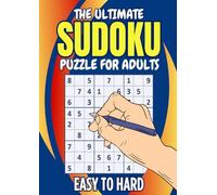 Sudoku Book for Adults: 1000+ Easy to Hard Puzzles with Solutions | Boost Focus, Memory & Relax Your Mind