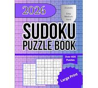 Sudoku Book for Adults and Seniors from Easy to Hard - Over 400 Puzzles and Solutions: Your perfect gift! For Men & Women, for Adults & Seniors