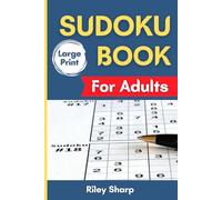 Sudoku Book For Adults Large Print: 160 Sudoku Puzzles for Adults | Sharpen Your Mind with Relaxing & Stimulating Sudoku Puzzles | Solutions Included