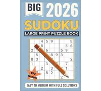 Sudoku Book for Adults - Large Print: Easy Sudoku Puzzle Book with Solutions : The New Challenge Sudoku Book for Adults -