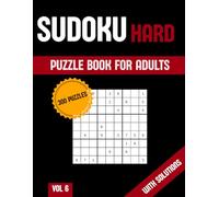 Sudoku Book Puzzles for Adults: 300 Hard Puzzles, Vol. 6