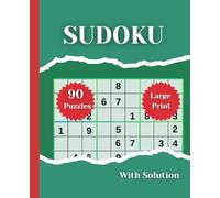 Sudoku Book with Solutions: Large Print Puzzles and Motivational Quotes on Every Page | 110 Pages, 7.5” x 9.25”