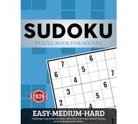 sudoku books for adults medium to hard: Challenging Puzzles to Train Your Brain