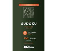 Sudoku Brain Games for Adults: 100 Classic 9x9 Puzzles in a Compact Pocket Travel Size Book (S09-100)