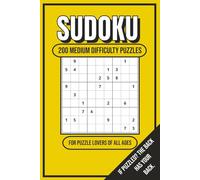 Sudoku Challenge: 200+ Medium-Level Puzzles to Sharpen Your Mind: Fun & Engaging Puzzles with Solutions to Relieve Stress & Build Confidence | 6x9 ... unplug & unwind for Adults, Teens & Seniors