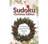 Sudoku Christmas Edition: Stocking Stuffer Puzzle Book in an Easy Difficulty Level