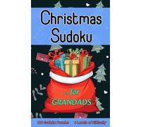 Sudoku Christmas Stocking Fillers for Grandads: Pocket-Sized 5x8 inch Activity Book with 100 Puzzles and 4 Levels of Difficulty for Kids or Adults