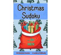 Sudoku Christmas Stocking Fillers for Men: Pocket-Sized 5x8 inch Activity Book with 100 Puzzles and 4 Levels of Difficulty for Kids or Adults