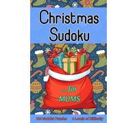 Sudoku Christmas Stocking Fillers for Mums: Pocket-Sized 5x8 inch Activity Book with 100 Puzzles and 4 Levels of Difficulty for Kids or Adults