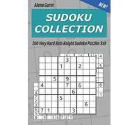 Sudoku Collection: 200 Very Hard Anti-Knight Sudoku Puzzles 9x9: 36