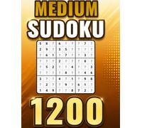 Sudoku Comfort: 1200 Medium Sudoku Puzzles: Spacious Large Grids • 4 Puzzles Per Page • Complete Answer Keys