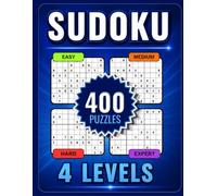 Sudoku Comfort: 400 Sudoku Puzzles for All Levels: Easy • Medium • Hard • Expert • Large Grids • 4 Puzzles Per Page • Complete Answer Keys