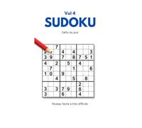 Sudoku - Défi du jour - Vol 4: 100 Sudokus Progressifs de l'Ultra Facile à l'Expert + 100 Solutions Incluses - Idéal pour Adultes, Ados et Seniors