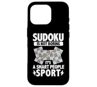 Sudoku Design For Crossword Puzzle Lover - Is Not Boring Case for iPhone 16 Pro