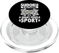 Sudoku Design For Crossword Puzzle Lover - Is Not Boring PopSockets PopGrip for MagSafe