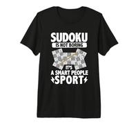 Sudoku Design for Crossword Puzzle Lover - is Not Boring Premium T-Shirt