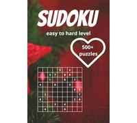 Sudoku: easy to hard level: 500+ Sudoku puzzles for everyone. Two puzzles per page, and at the end - complete solutions for every puzzle. Christmas edition