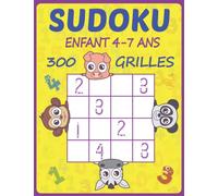 sudoku enfant 4-7 ans: Sudoku pour les enfants,puzzles Sudoku faciles pour enfants et débutants 4x4,avec solutions,300 Grilles 4X4 adapté aux plus petits,53 pages,idée cadeau enfant 5 ans