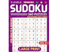 Sudoku for Adults with Answers: 360 Puzzles with Gradually Increasing Difficulty Levels, from Easy to Hard, with Motivational Quotes for a Bit of ... Vol. 1 (Assorted Sudoku Puzzle Books)