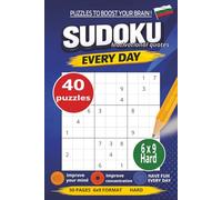 Sudoku for every day: Fun and Easy Sudoku - Boost Your Brain, Improve Focus & Relax with 40+ Daily Puzzles