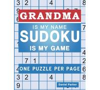 Sudoku For Grandma : Large print Easy Sudoku Puzzle Book Gift For grandma Appreciation Birthday Mothers Day & Retirement
