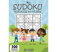 SUDOKU FOR KIDS 6-8 YEARS 50 PAGES