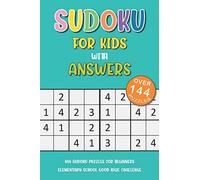 Sudoku For Kids With Answers: 4x4 Sudoku Puzzles For Beginners, Elementary School Good Logic Challenge: 6 (Sudoku Books for Kids)